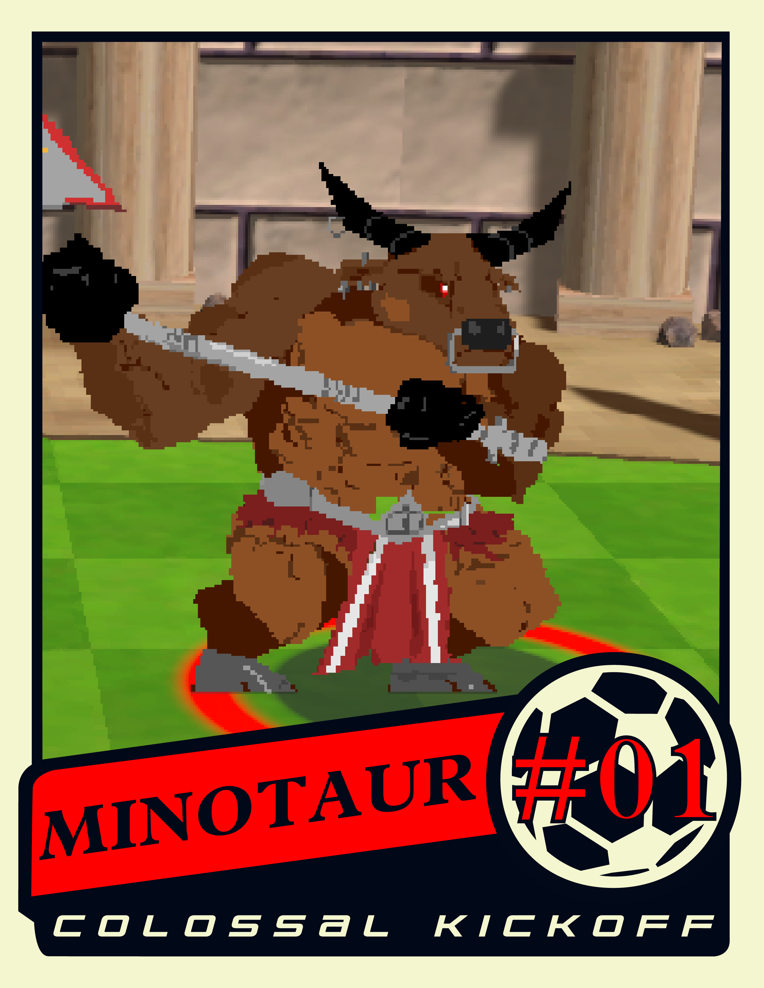 Minotaur Trading Card Front